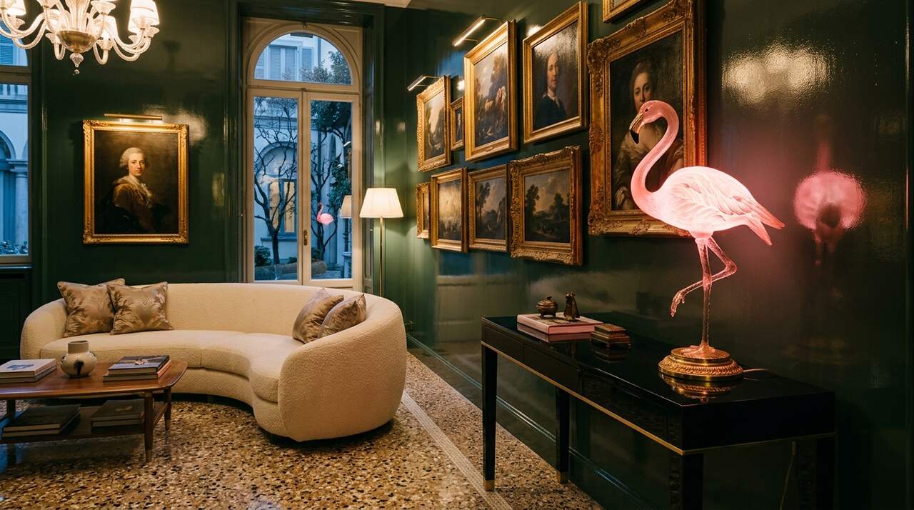 Fenicottero in a room